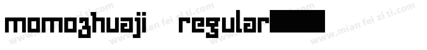 momozhuaji regular字体转换